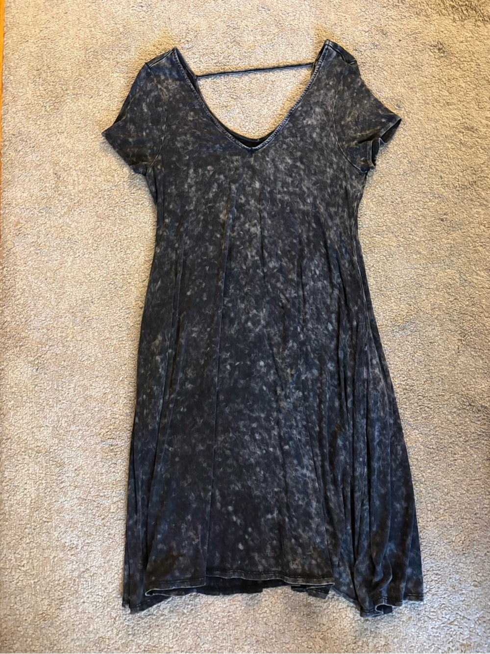 Torrid Black Acid Wash Dress